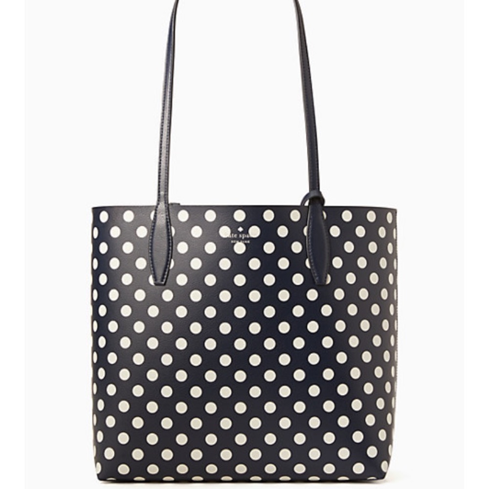 NWT kate spade polka dot large tote